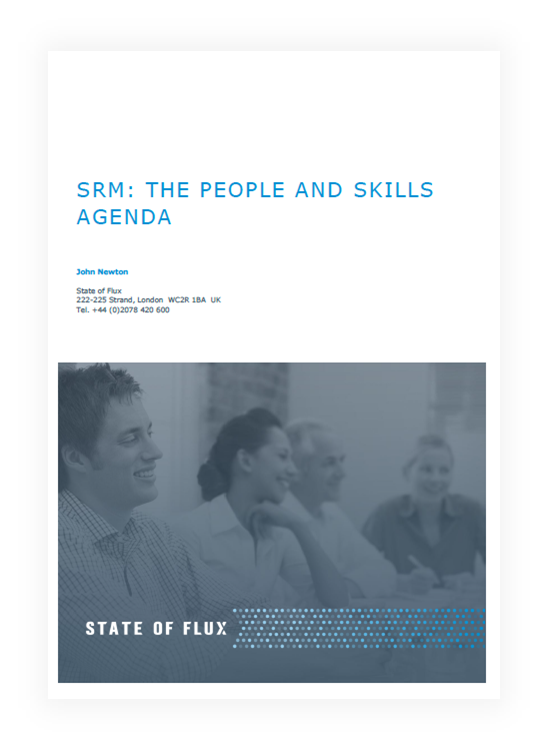 SRM: The People and Skills Agenda - white paper